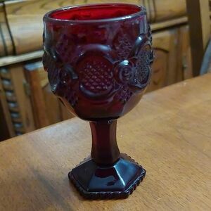 AVON Cape Cod RUBY RED VINTAGE GOBLET EVC 2 Available